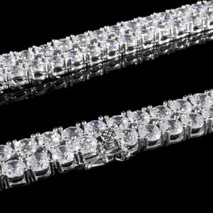 4MM Diamond Chain in White Gold