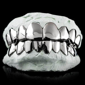 Solid .925 Sterling Silver Deep Cut Grillz