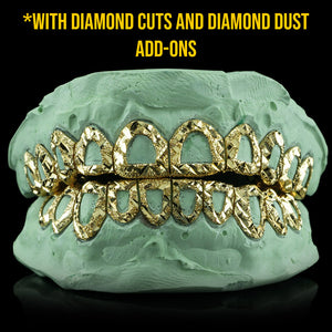 Solid .925 Sterling Silver Open Face Grillz