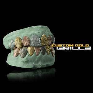 Tri-Color Diamond Dust Grillz