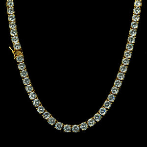 5MM Diamond Chain in Yellow Gold