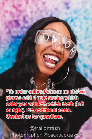 Solid Iced 6 Teeth Connecting Bridge Grillz Bar