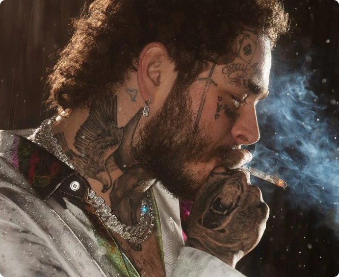 Post Malone's Insane Jewelry Collection