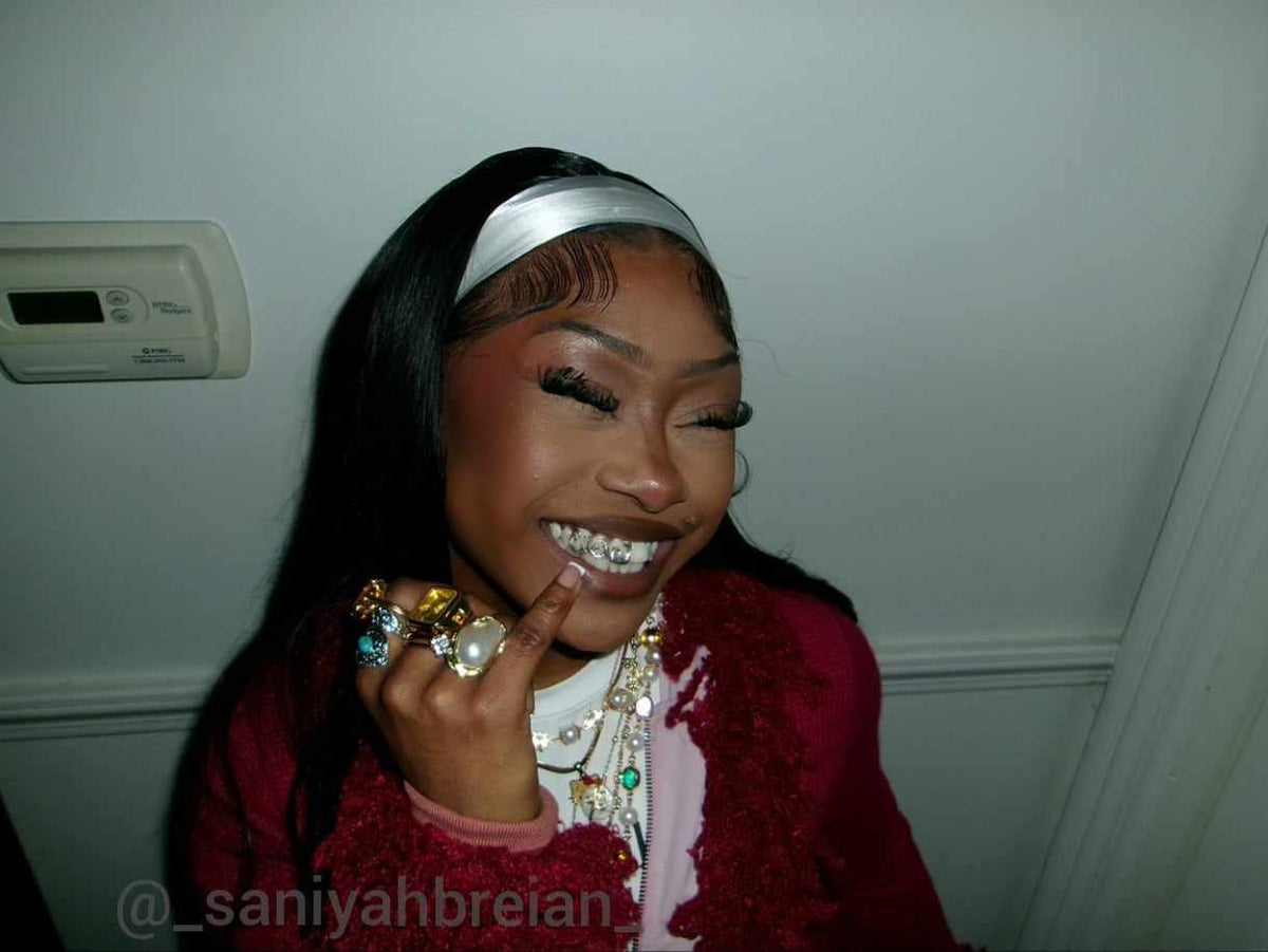 Wave Swirl Triple Cap Grillz