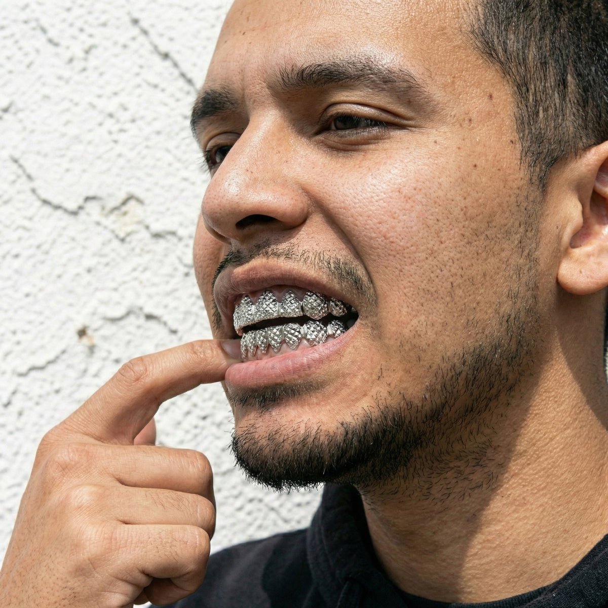 Solid Gold Diamond Cut Grillz