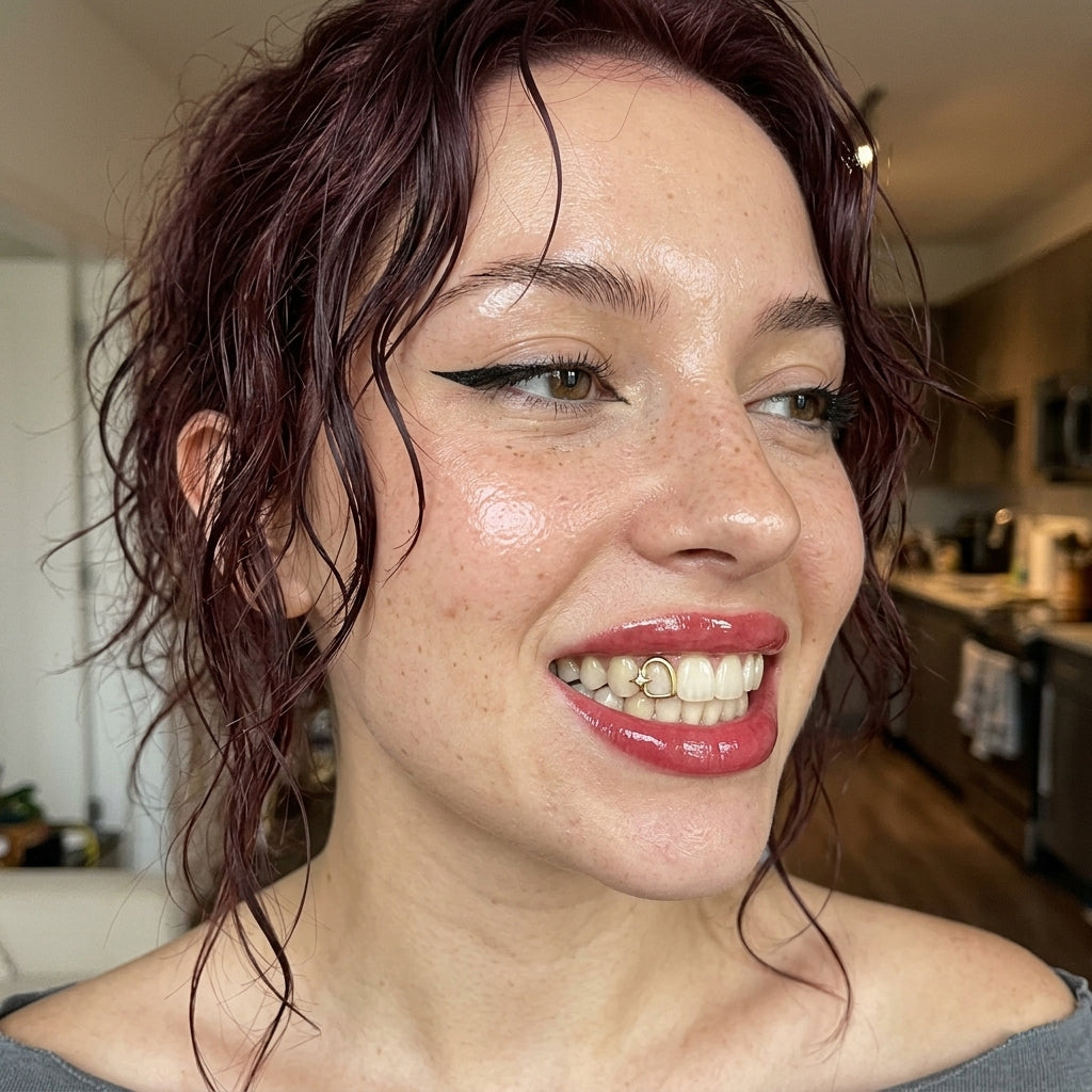 Iced Star Open Face Single Cap