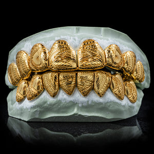 Polynesian Tribal Design Grillz