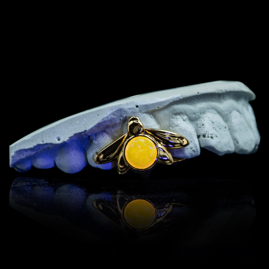 Luminous Beetle Triple Cap Grillz