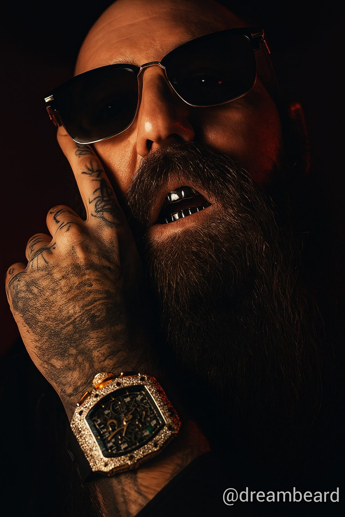 Black E-Coating Solid Deep Cut Grillz