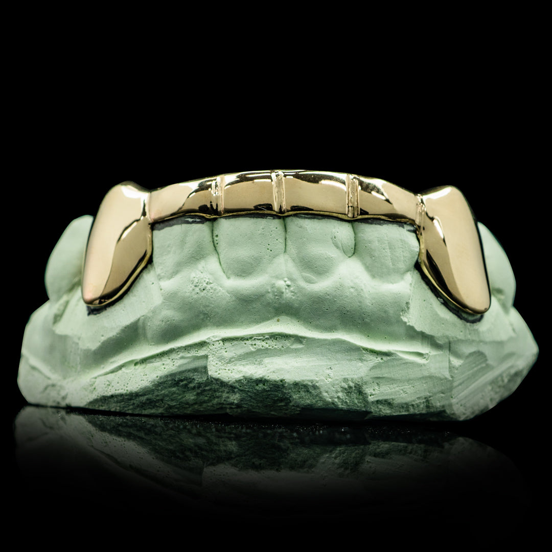 Shell Grill Bridge Buy Connecting Bridge Grillz Teeth Fangs - Custom Gold Grillz