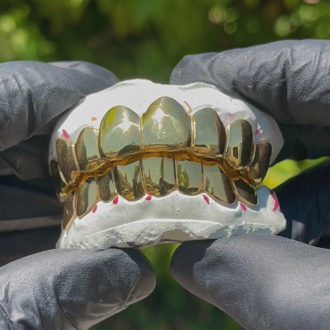 Solid Gold Deep Cut Grillz