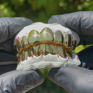 Solid Gold Deep Cut Grillz