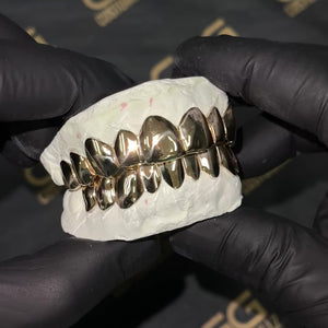 Solid Gold Deep Cut Grillz