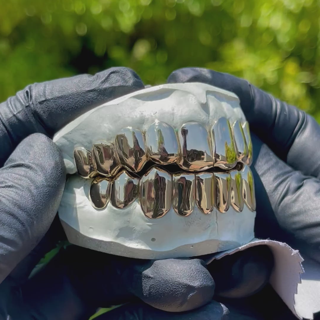 Solid Gold Deep Cut Grillz