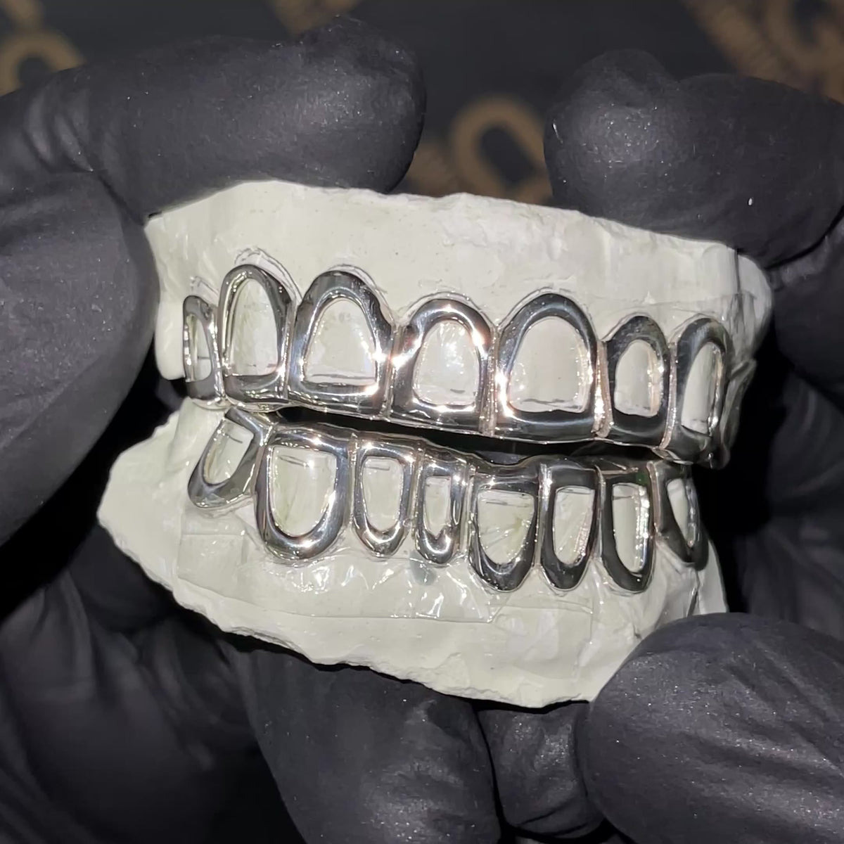 Solid Gold Open Face Grillz