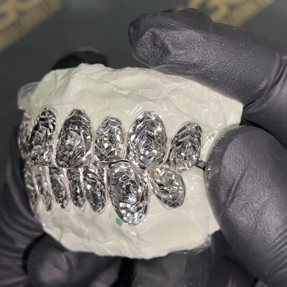 Solid .925 Sterling Silver Rose Cut Grillz
