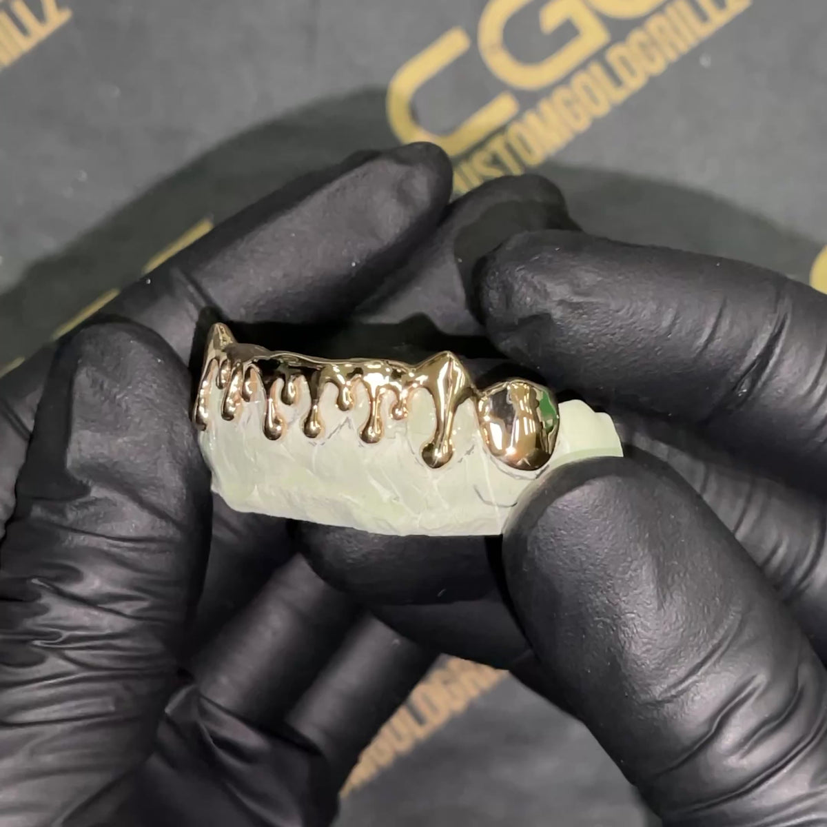 Solid Sterling Silver Drip Grillz