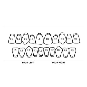 .925 Solid Sterling Silver Single Tooth Grillz