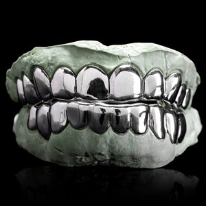 Solid .925 Sterling Silver Deep Cut Grillz