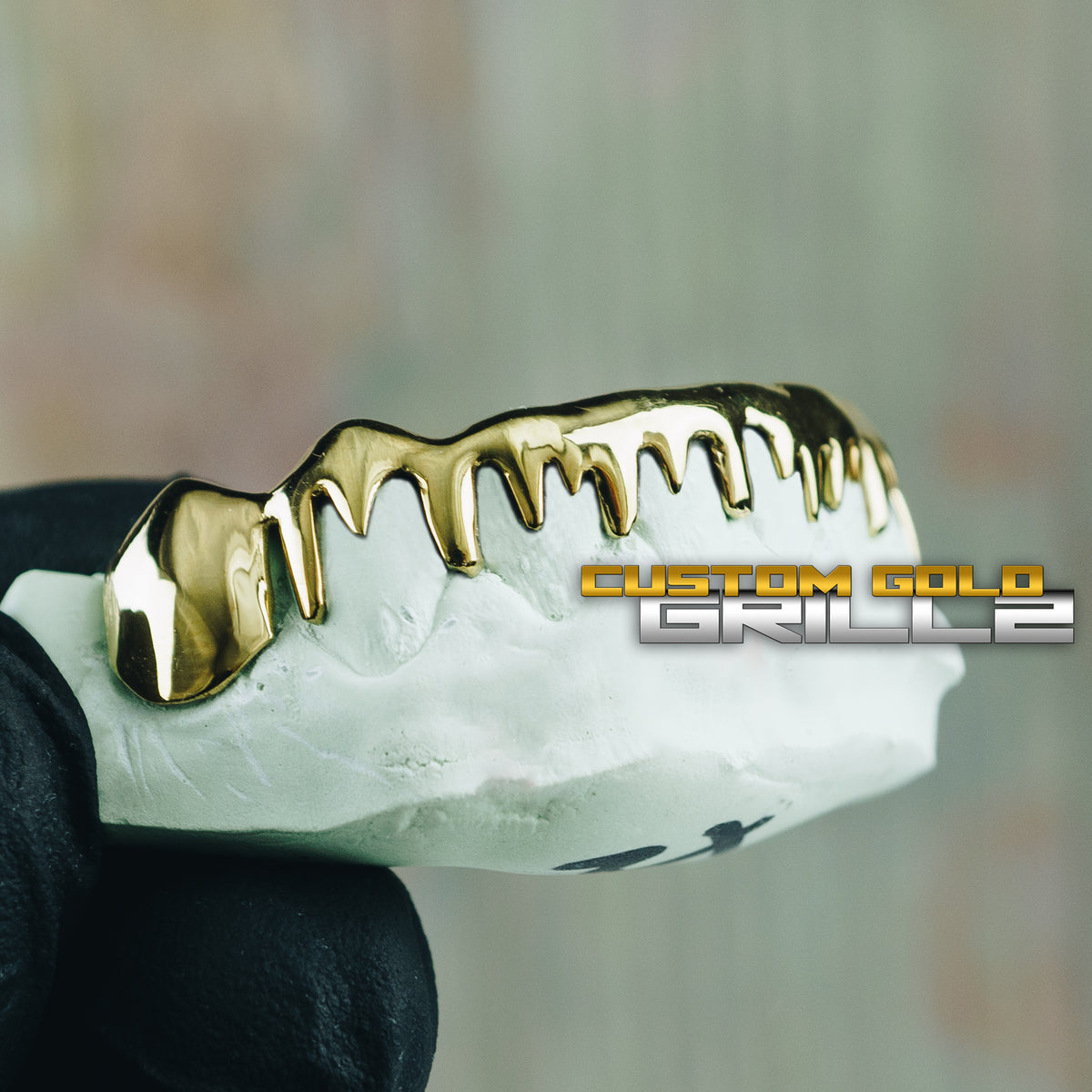 Solid Sterling Silver Drip Grillz