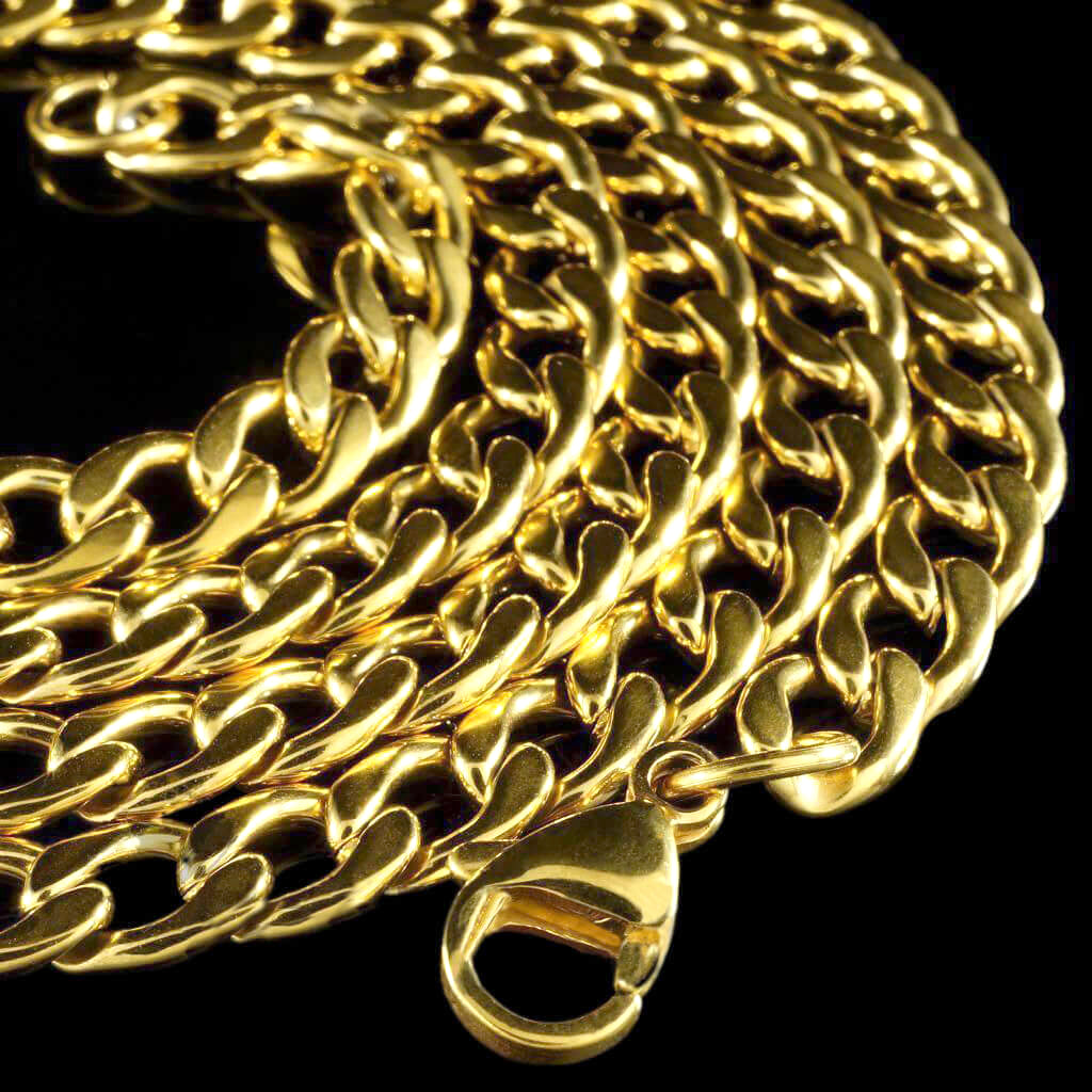 Miami Cuban Link Chain in Yellow Gold