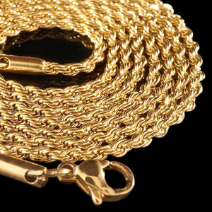 Rope Chain in Yellow Gold