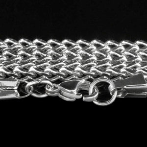 4mm Franco Chain in White Gold