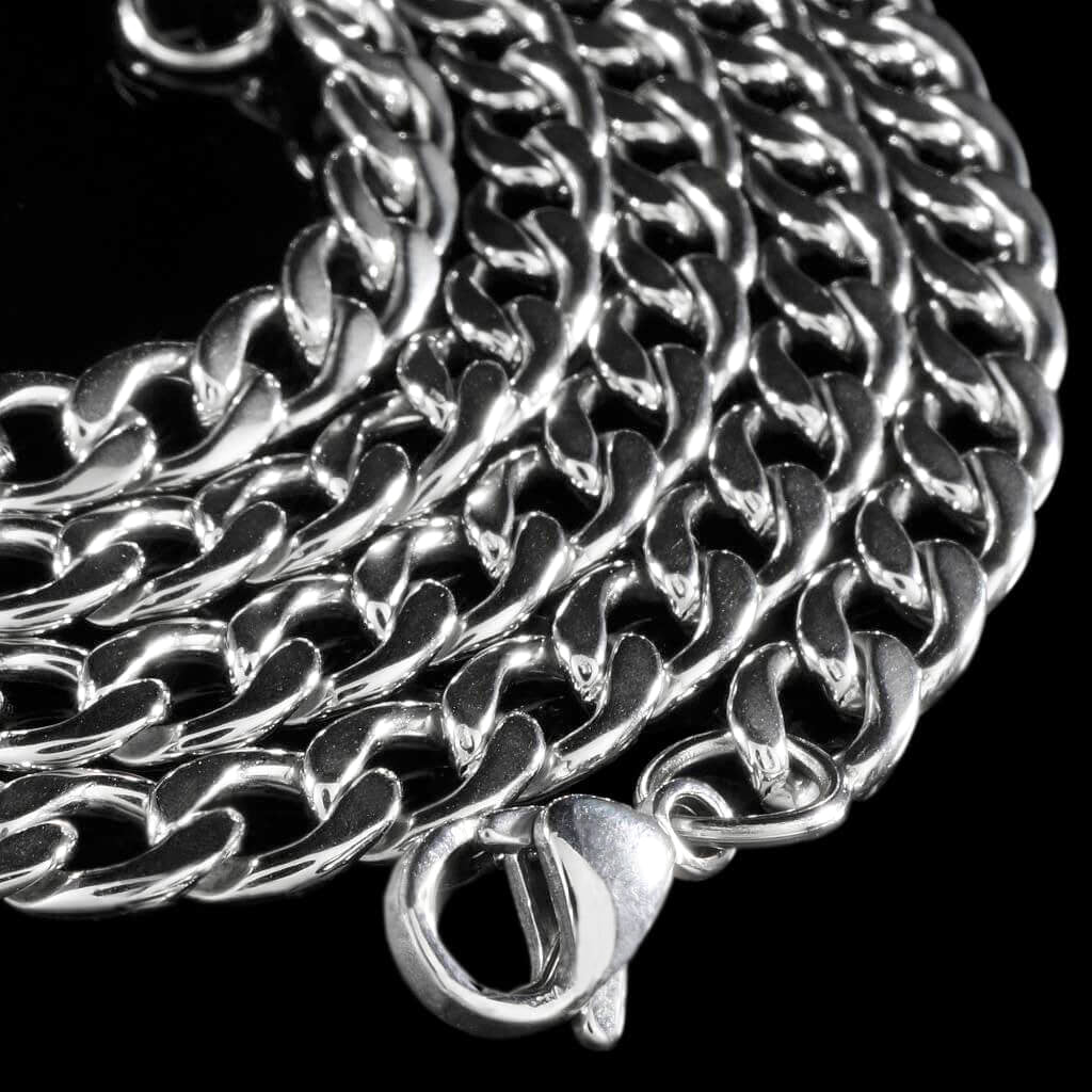 Miami Cuban Link Chain in White Gold