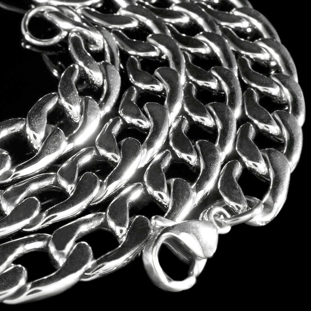 Miami Cuban Link Chain in White Gold