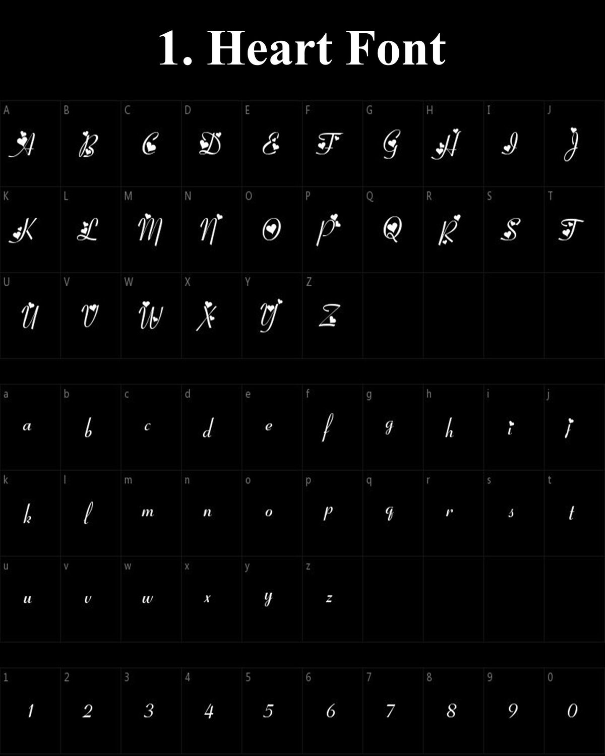 Custom Stainless Steel Script Nameplate Letter Pendant heart font style 1