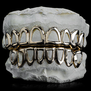 Solid Gold Open Face Grillz