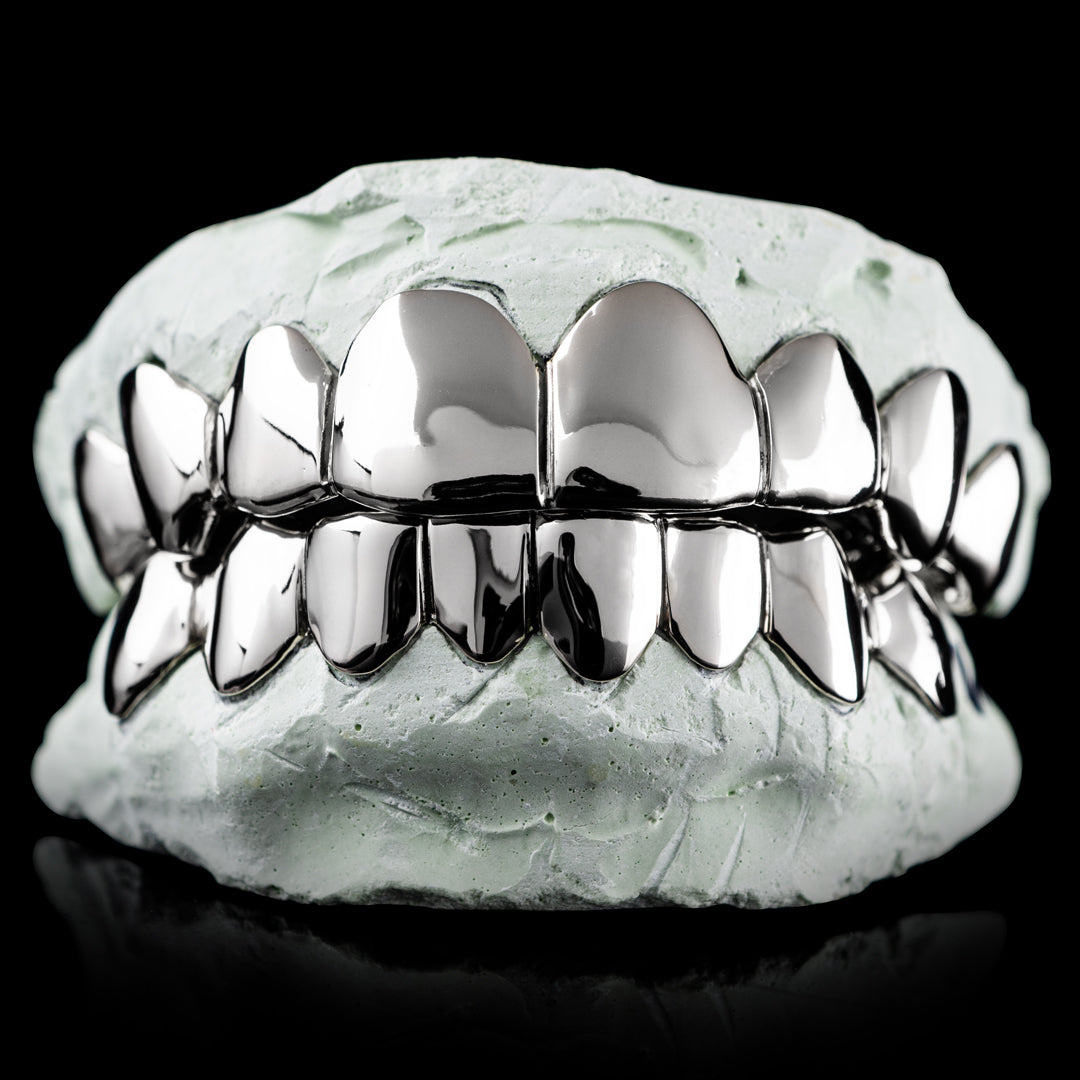 Solid .925 Sterling Silver Deep Cut Grillz