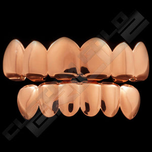 Rose Gold Plated 6 Tooth Premium Grillz Instantly-Made Main