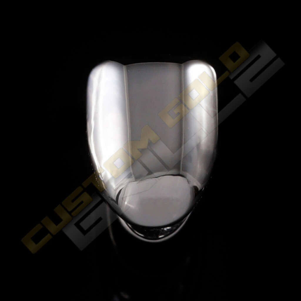 Silver Plated Single Bottom Tooth Grill Instantly-Made Main
