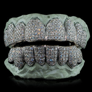 Iced CZ Grillz (Straight Setting)