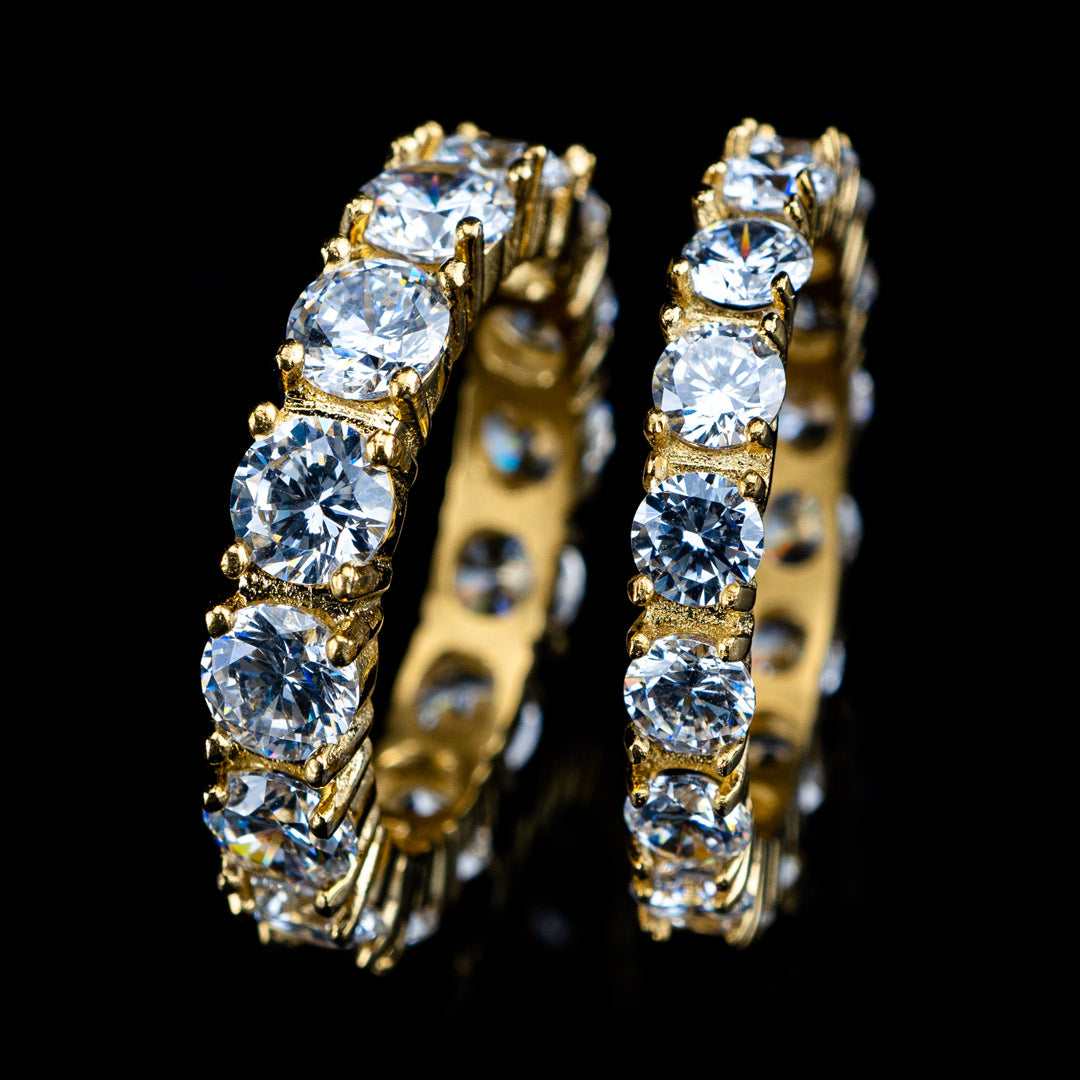 Diamond Eternity Promise Ring in Yellow Gold