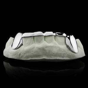 Solid Sterling Silver 6 Teeth Connecting Bridge Custom-Made Grillz Bar Main