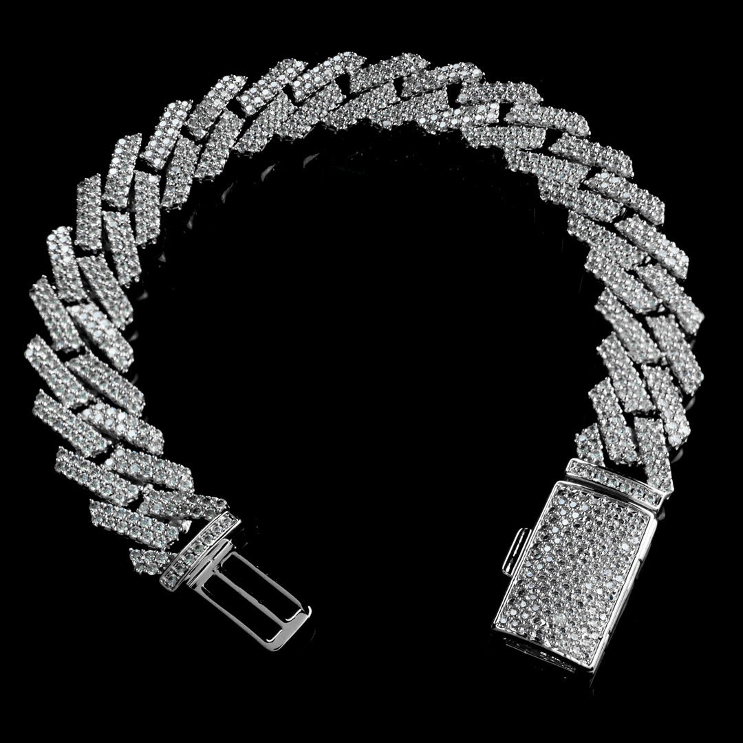HDMENC Mens Miami Cuban Link Chain Bracelet 12mm India  Ubuy