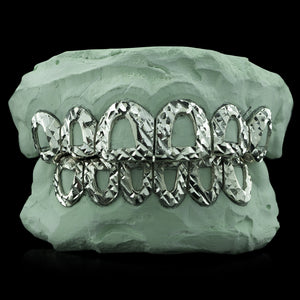 Solid .925 Sterling Silver Open Face Grillz