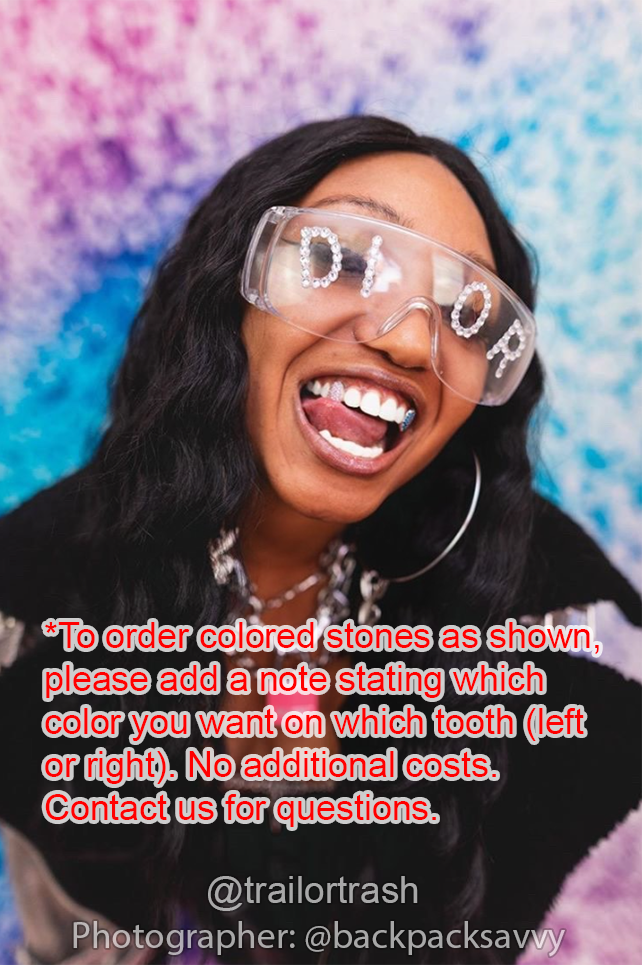 Solid Iced 6 Teeth Connecting Bridge Grillz Bar