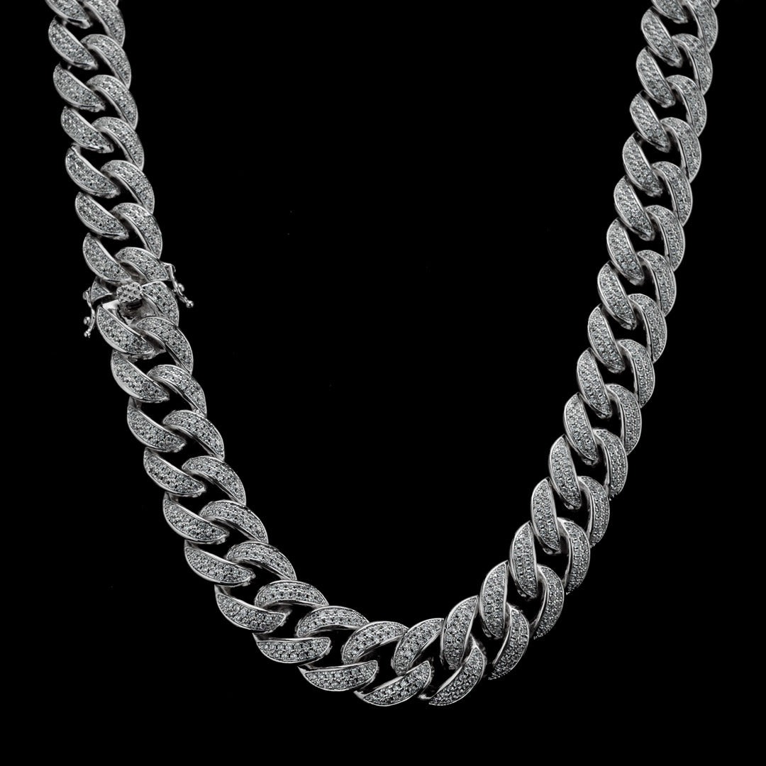Cz Diamond Jxlepe Cuban Link Chain Diamond Cuban Clasp Custom