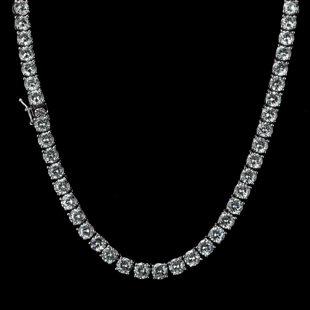4MM Diamond Chain in White Gold